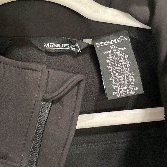 Minus Zero Black Jacket Size XL - Picture 3 of 6